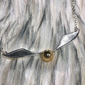 Harry Potter Silver Plated Snitch Necklace